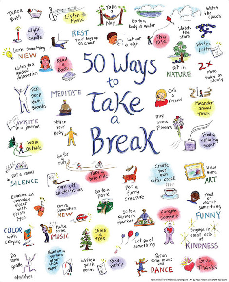 Source: http://www.fullcupthirstyspirit.com/includes/50-ways-to-take-a-break-printable.jpg